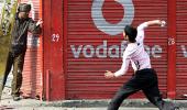 In Kashmir, pelting stones for a price