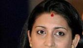 Smriti Irani to head BJP Mahila Morcha