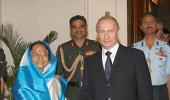 Vladimir Putin has a hectic day in New Delhi