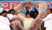 Maya's garland was worth just Rs 21 lakh: BSP