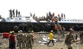 Pix: Maoist attack leads to train mishap, 100 dead 