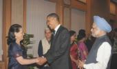 The Obamas meet India's high and mighty