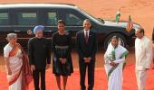 Obama's Monday in New Delhi