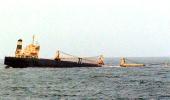 Mumbai: Dramatic rescue of 30 crew of sinking ship