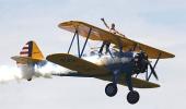 IN PICS: Wing walker plunges 200 feet to his death