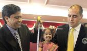 Pix: Indian teen becomes shortest woman alive