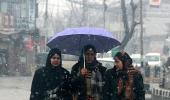 Fresh snowfall and rain in parts of Kashmir