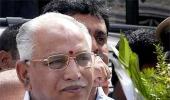 Yeddyurappa gets bail, walks free