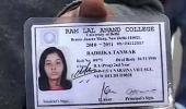 Delhi Univ student shot dead outside her college