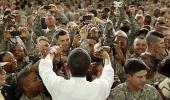 PIX: Obama salutes US troops for Laden operation