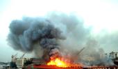 IMAGES: Major fire at Mumbai naval dockyard