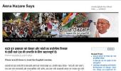 Hazare returns to blogging, introduces fresh agenda