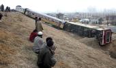 In PHOTOS: Train derails in Kashmir, 20 injured