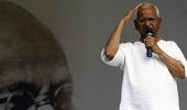 One can't deny that Cong is thick-skinned, says Hazare