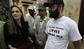 PICS: Angelina Jolie visits Libya to help aid agencies