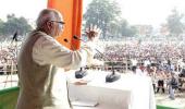 Running after L K Advani is no easy task