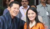 Pix: What's Bhutan's newly-wed royal couple up to in India