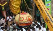 IN PICS: A 2,200 Kg laddu for this 52 ft Ganesha!