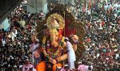 IN PHOTOS: Ganpati's grand journey to immersion
