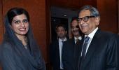 Krishna meets Hina Rabbani Khar in US