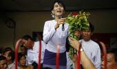 What is Suu Kyi's plan for Myanmar after win?