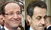 Sarkozy trails, Hollande frontrunner for French presidency