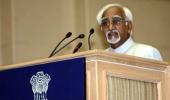 Ansari's re-election comes as 2nd booster shot for UPA