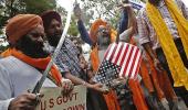 'Why are these stupids in India burning the US flag?'