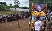 PIX: Latur bids tearful farewell to Vilasrao Deshmukh