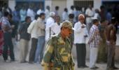 PIX: 38 pc turnout in first five hours of Gujarat polls