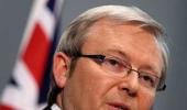 Ex-Aus PM Rudd quits as FM; slams Gillard