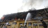 No one hurt in fire at Kolkata's Park Street building