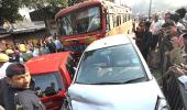 PIX: Bus driver runs amok in Pune; 9 killed, 27 injured