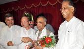 Prez poll: Pranab Mukherjee campaigns in north-east