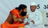 Hazare, Ramdev pull UPA govt by the collar