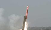 Pix: Pak test fires 700 km-nuke missile that can hit India