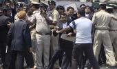 After Friday's clash, B'luru media demands lawyers' arrest