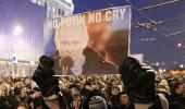 Russian opposition rallies against Putin's victory