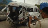 PIX: Ghastly accident on Mumbai-Pune Expressway kills 27