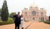 PIX: Canadian PM in India; visits Taj, Humayun's tomb