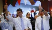 Last minute push: Enthusiastic Romney visits swing states