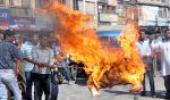 Fresh violence in Assam, CM's effigy burnt