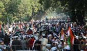 Pics: Show of strength at Aam Aadmi Party's first rally