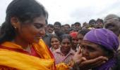 PHOTOS: Sharmila smiles her way into Andhra's hearts