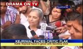 Drama at Kejriwal's press meet, woman confronts him