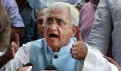 Khurshid ignores Rahul, sticks to 'impotent' remark