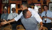 In PHOTOS: When Obama got a giant bear hug!