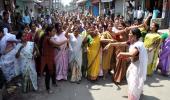 PHOTO: Assam's silk town still tense, curfew relaxed