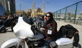 Photos: Saudi Arabia allows women to ride bikes, but...