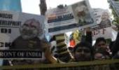 21 arrested for protests near Modi's hotel